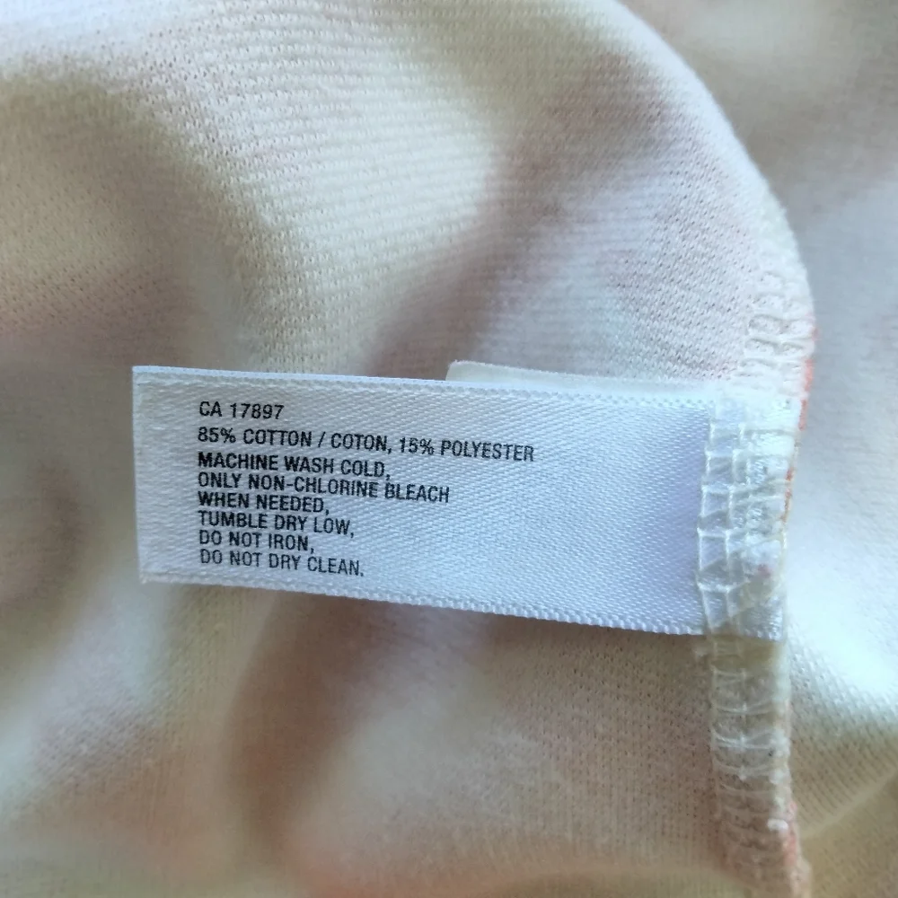 Baby Gap Orange White Chevron Print Sleeveless Girl's Dress Size 4T - 2009
